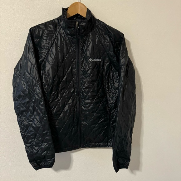 Columbia Jackets & Blazers - Columbia Squaw Butte Quilted Puffer Jacket Black Synthetic Insulation-Small